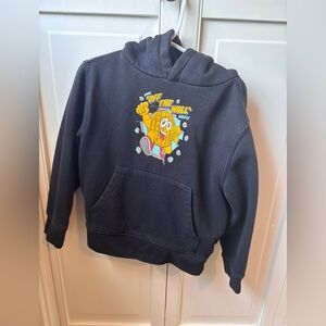 Vans Kids Black Hoodie with Graphic Print